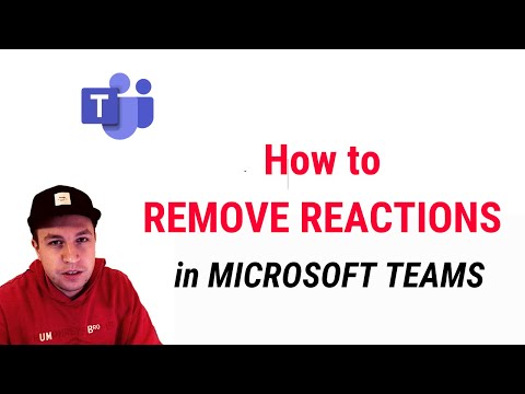 How to REMOVE REACTION in MICROSOFT TEAMS?