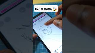 How draw on your phone🎨 #digitalart #artzarc #drawingtutorial