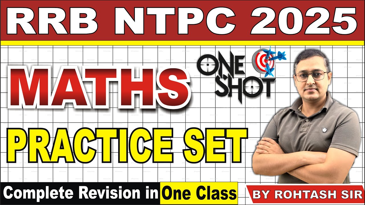 Rrb Ntpc Maths Classes 2025 Rrb Ntpc Maths Practice Set 02 Railway