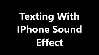 sending message on iPhone sound effect