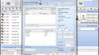 Login a member in open time