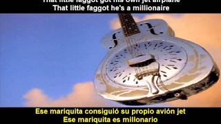 Dire Straits - Money for Nothing (Subtitulos espa&ntilde;ol - ingl&eacute;s)