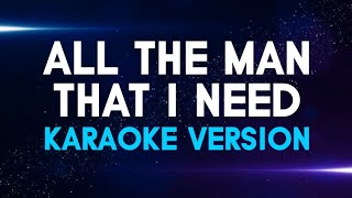 ALL THE MAN THAT I NEED - Whitney Houston | Karaoke Version | koolSound