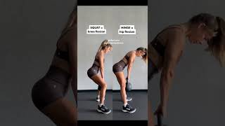 ⚠SQUAT vs. HIP HINGE&mdash; never wonder again ⚠.SAVE THIS ONE 📌✅