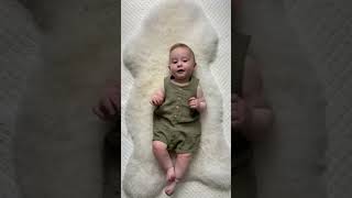 East Perry Nursery Sheepskin perfect for your little one, Genuine Natural Sheepskin safe for babies