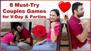 8 Hilarious Couple Games for Party | Valentines day games for couples | Games for couples(2025)