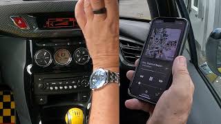 How to play music from a mobile through the bluetooth audio system in a 2011 Citroen DS3