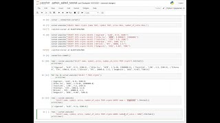 Stream Creating A Database Using Python SQLite3 And Running Queries Online