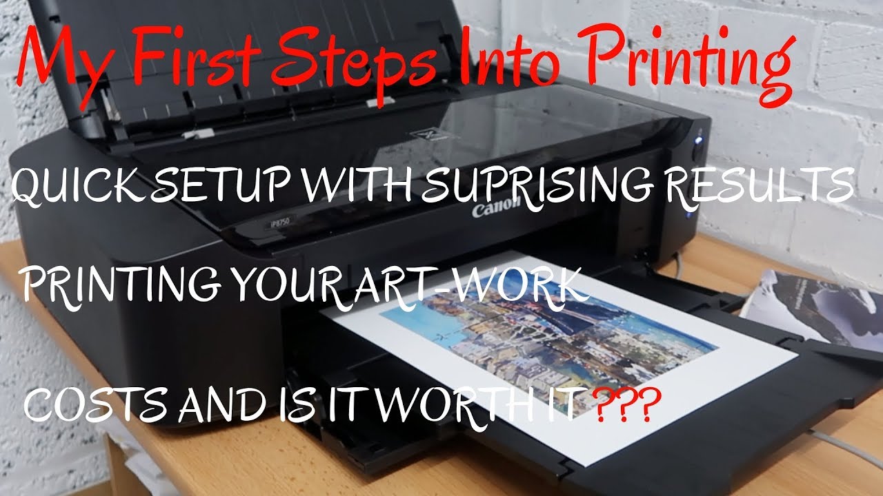 New Printer Canon Pixma Ip8750 Set Up 