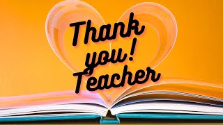 Thank You Message  Teacher💐