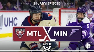 LPHF : Victoire de Montr&eacute;al c. Frost du Minnesota - Faits saillants (PWHL)