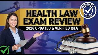 HCS 545 Health Law & Ethics Final Exam Review 2026 🔥 Complete & Verified Q&A to Pass with Confidenc✅