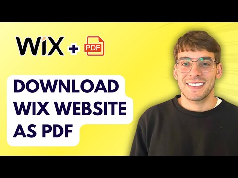How To Download Wix Website As PDF [2026 Full Guide]
