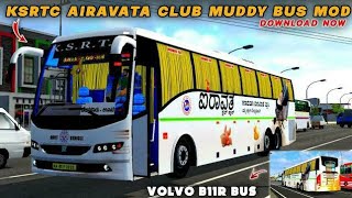 ⭕K.S.R.T.C AIRAVAT LIVERY FOR🤩 VOLVO B9R FACELIFT SEMI-SIEEPER BUS MOD⭕ ||BUSSID OLD MOD