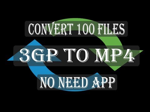 How to Convert Video 3GP to MP4 easy | No Need App