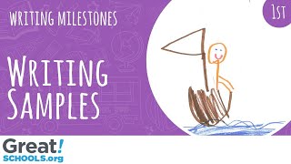 Stream What does 1st grade writing look like - Milestones from GreatSchools Online