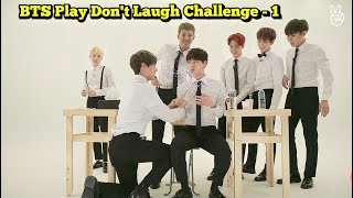 BTS Play Don't Laugh Challenge // Part -1 // Real Hindi Dub // Run Ep.2