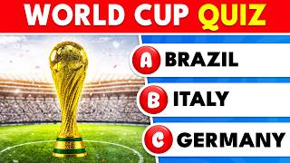 How Much Do You Know About The WORLD CUP? ⚽ 50 Questions | The Quiz Zone