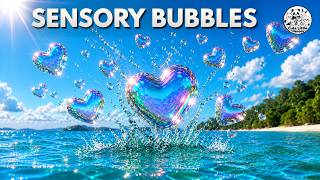 Calming Focus Music for Classroom & Study | Relaxing Heart Bubbles for Stress Relief & ADHD Support