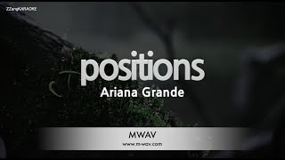 positions (By Ariana Grande) (Instrumental Karaoke Version) - ZZang KARAOKE