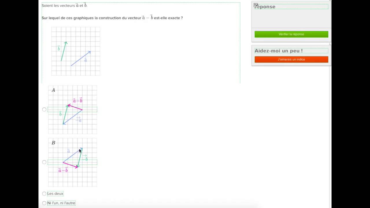 construire un vecteur dans un repère PDF Cours,Exercices ,Examens