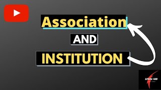 Difference between Association and Institutions. Sociology for Ugc Net, UPSC CSE, NTA.