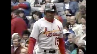 Cardinals @ Cubs 4/10/92 (First Game With Navy Road Caps Since 1964)