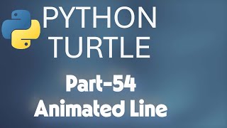 Stream Python Turtle Animated Line Tutorial | Learn Python for Beginners Online