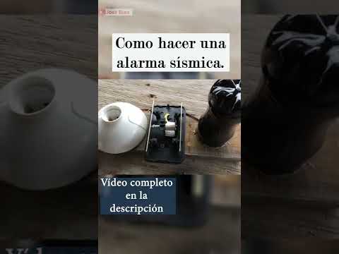Alarma s&iacute;smica con un timbre y un foco #shorts #sismo #mexico #alerta