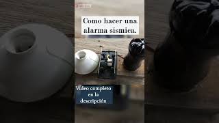 Alarma s&iacute;smica con un timbre y un foco #shorts #sismo #mexico #alerta