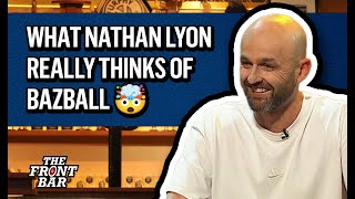 What Aussie cricketer Nathan Lyon REALLY thinks of Bazball 🤯😂 | The Front Bar | 2023