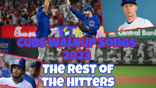 Chicago Cubs Walk Up Songs - The Rest of the Hitters