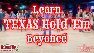 TEXAS HOLD 'EM by Beyonc&eacute; - Dance Lesson by DJ JohnPaul at Round Up