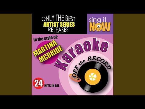 Concrete Angel (In the style of Martina McBride) (Karaoke Version)