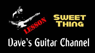 LESSON - Sweet Thing by Rufus featuring Chaka Khan