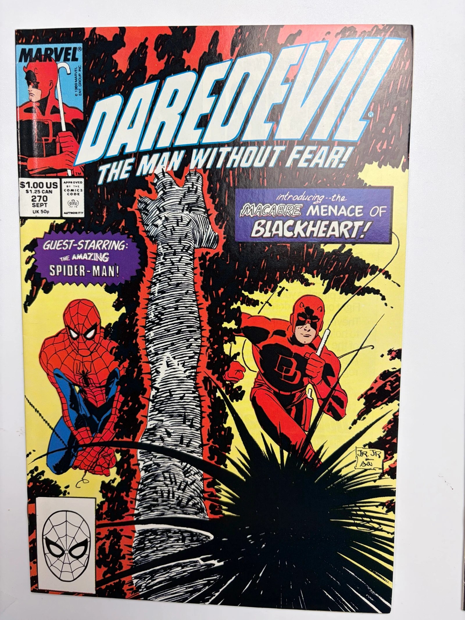 Daredevil #270 (1989) 1st app. Blackheart