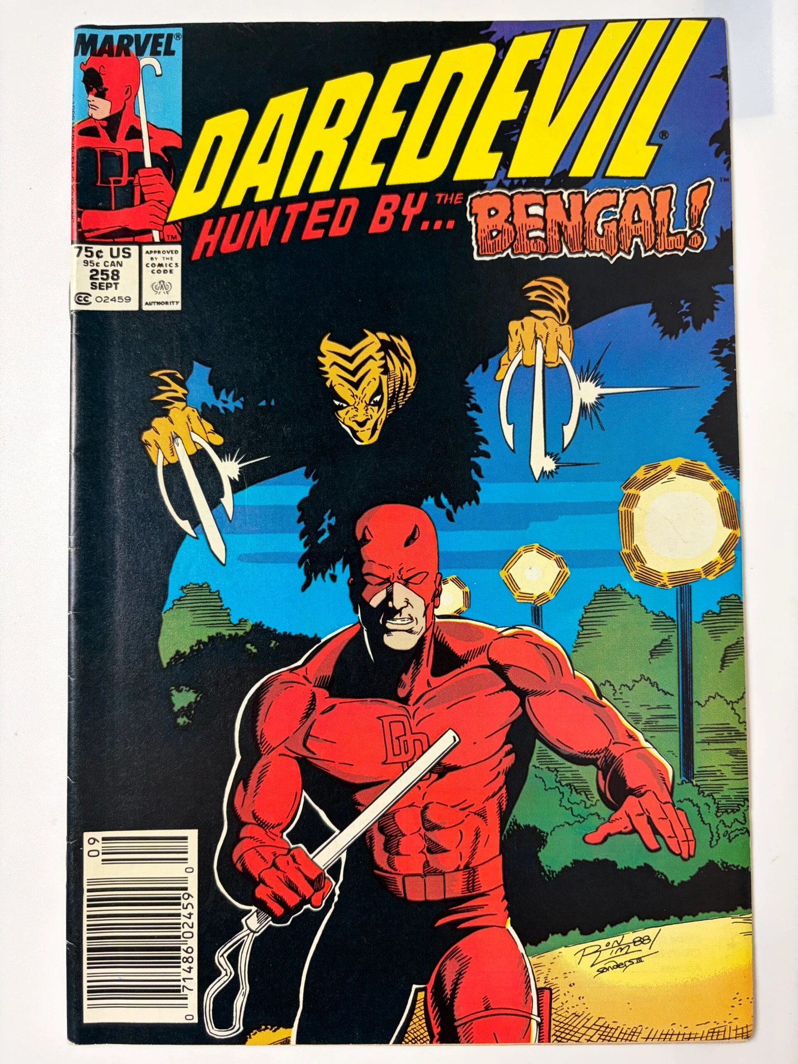 Daredevil #258 (1988) 1st app. Bengal