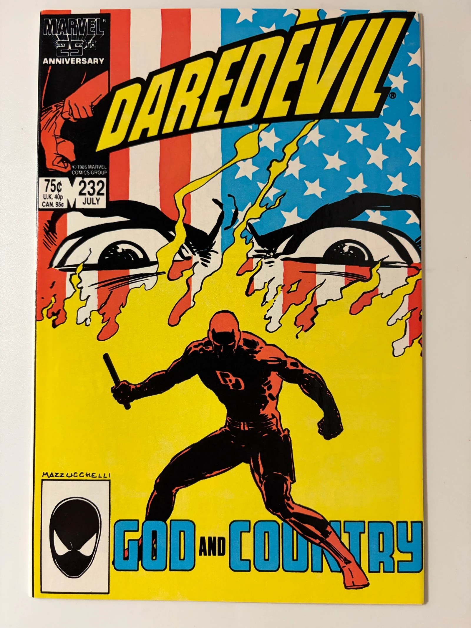 Daredevil #232 (1986) 1st app. Nuke (Frank Simpson)