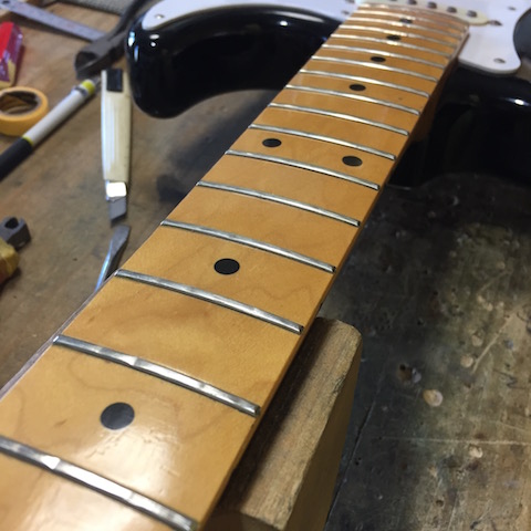サークルフレッティングシステム、フレット交換 | Yuary Guitars