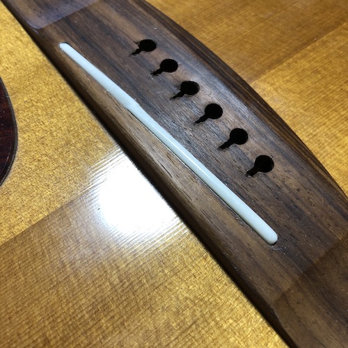 ヤマハFG−280 ナット、サドル製作 | Yuary Guitars