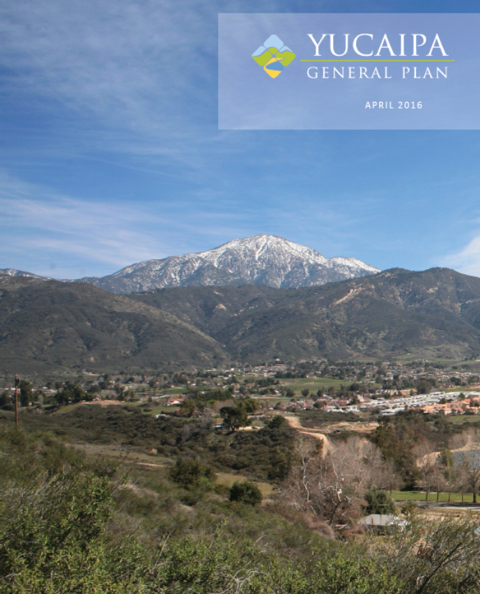 Planning City Of Yucaipa GeneralPlan 
