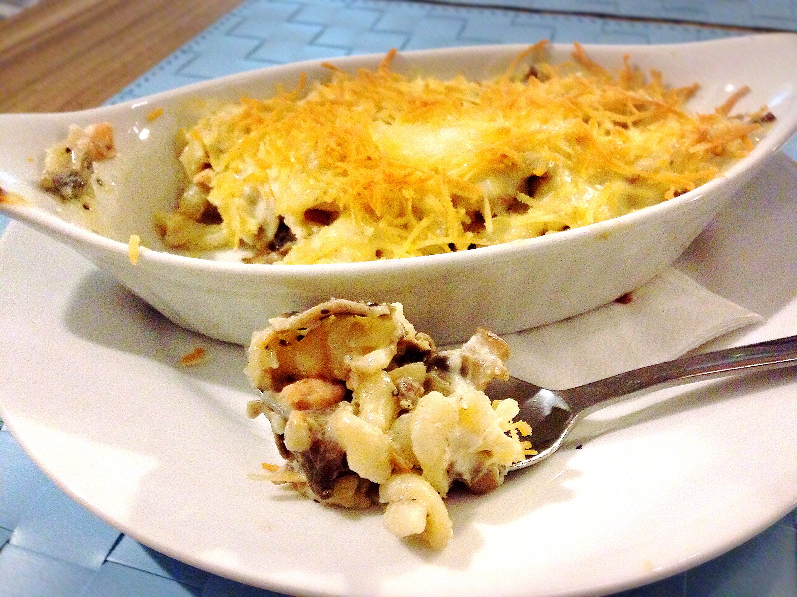 Oje's Baked Salmon Pasta