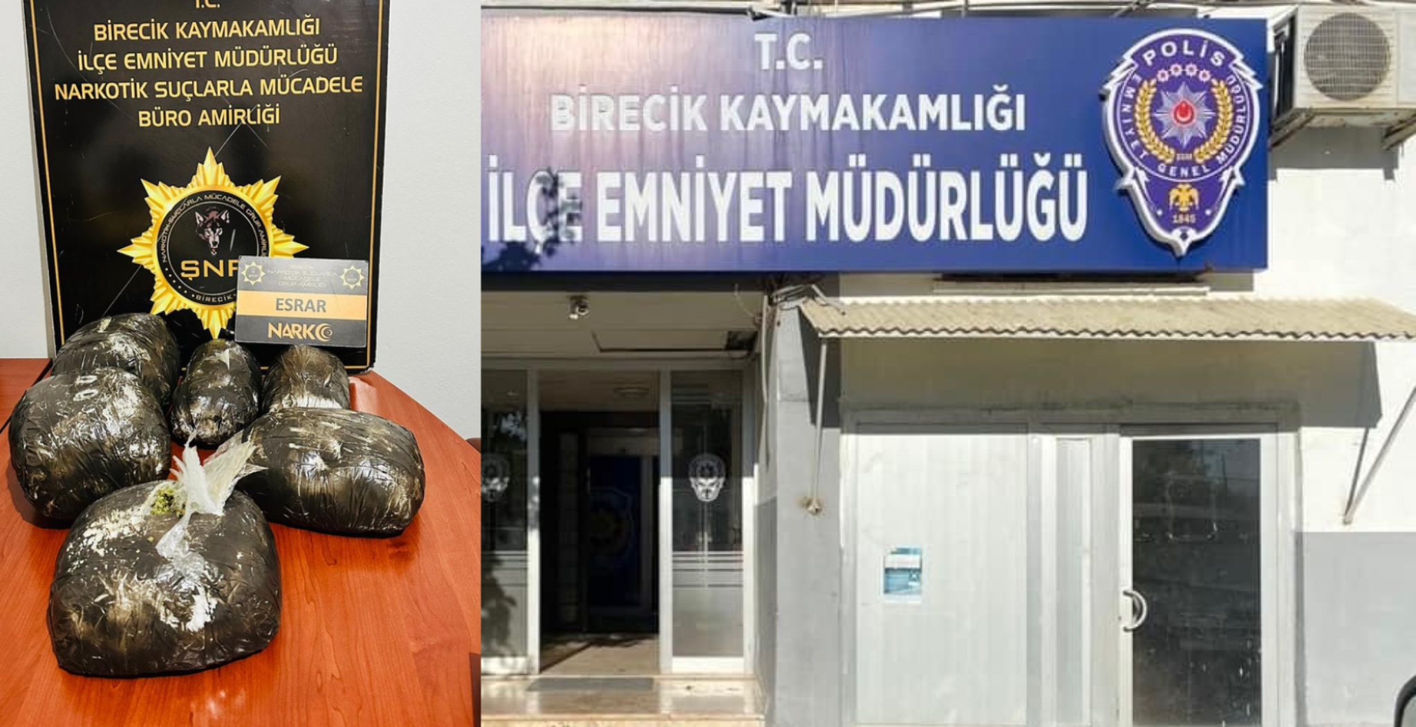 BİRECİK’TE UYUŞTURUCU OPERASYONU