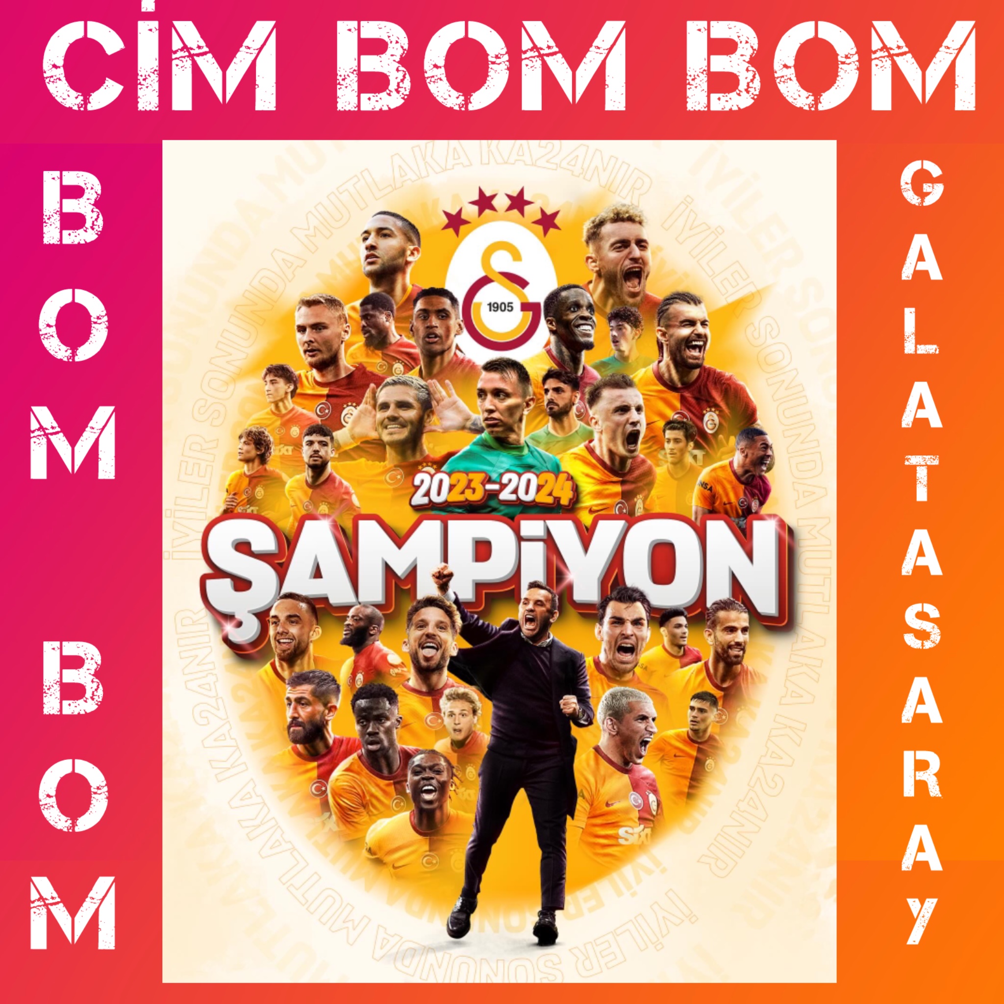 Süper Lig’de şampiyon Galatasaray