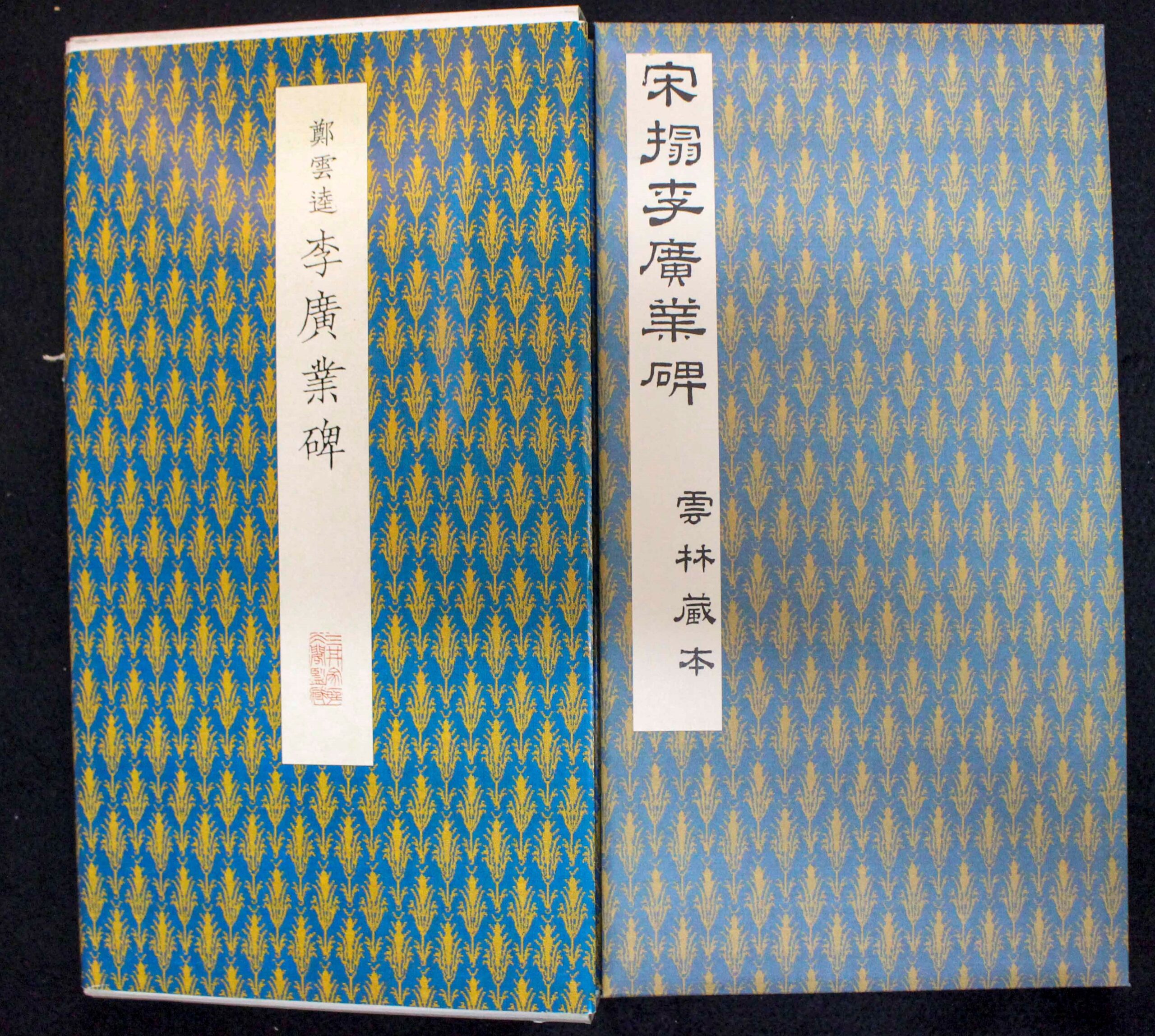 【希少】原色法帖選 47巻 李広業碑 ※初版本、函付き、解説本付き 原色法帖選46 李玄静碑 | 悠久堂書店