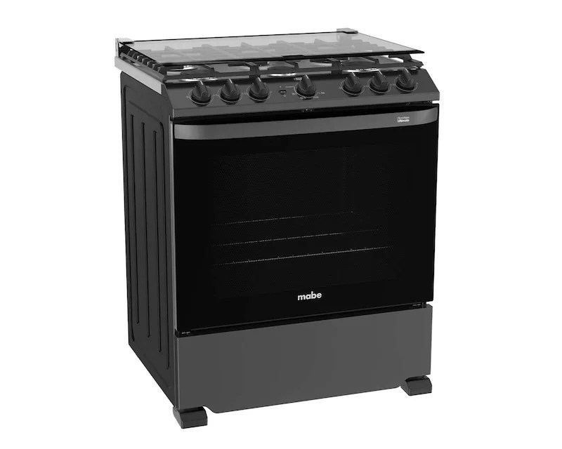 Estufa  Mabe 6 quemadores Negro  EMHA7602JBS0