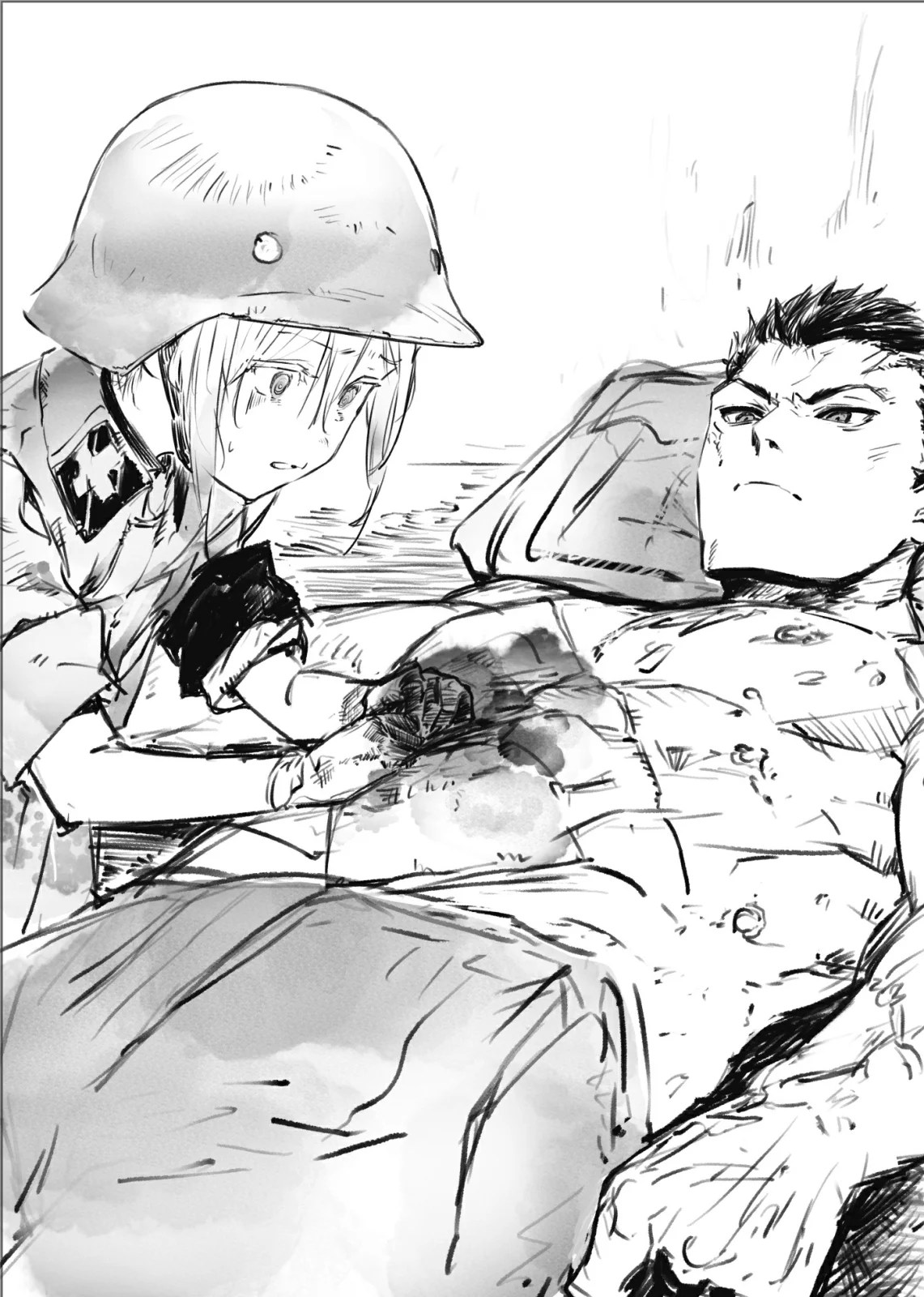 Miss Medic&rsquo;s Diary at War, Tome 1, Chapitre 4 — illustration