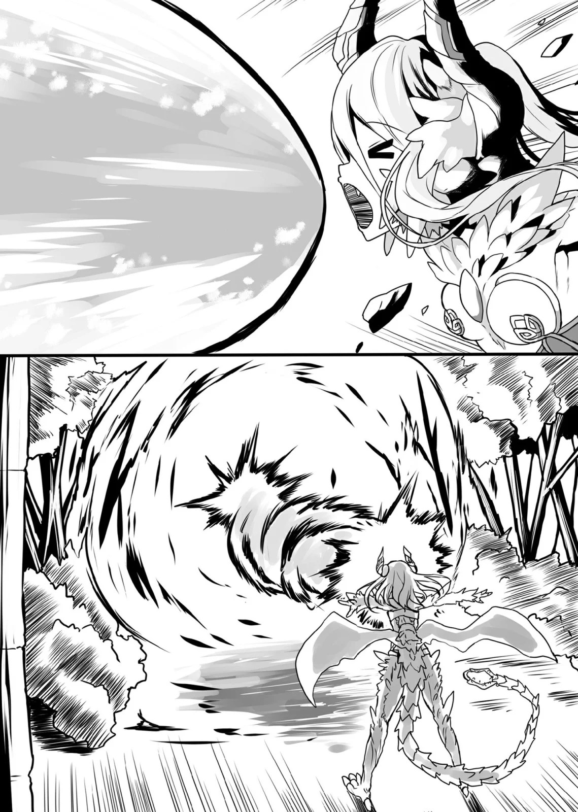 Survival in Another World with My Mistress!, Tome 4, Chapitre 6 — illustration