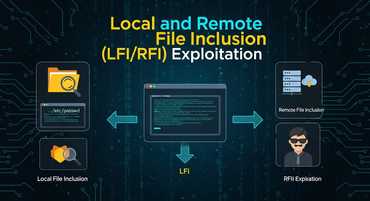 Local and Remote File Inclusion (LFI/RFI) Exploitation - article cover image