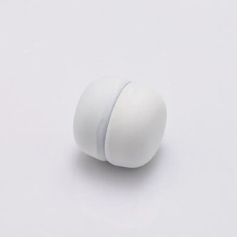 White magnetic scarf pin for hijab, lightweight and fabric-safe accessory